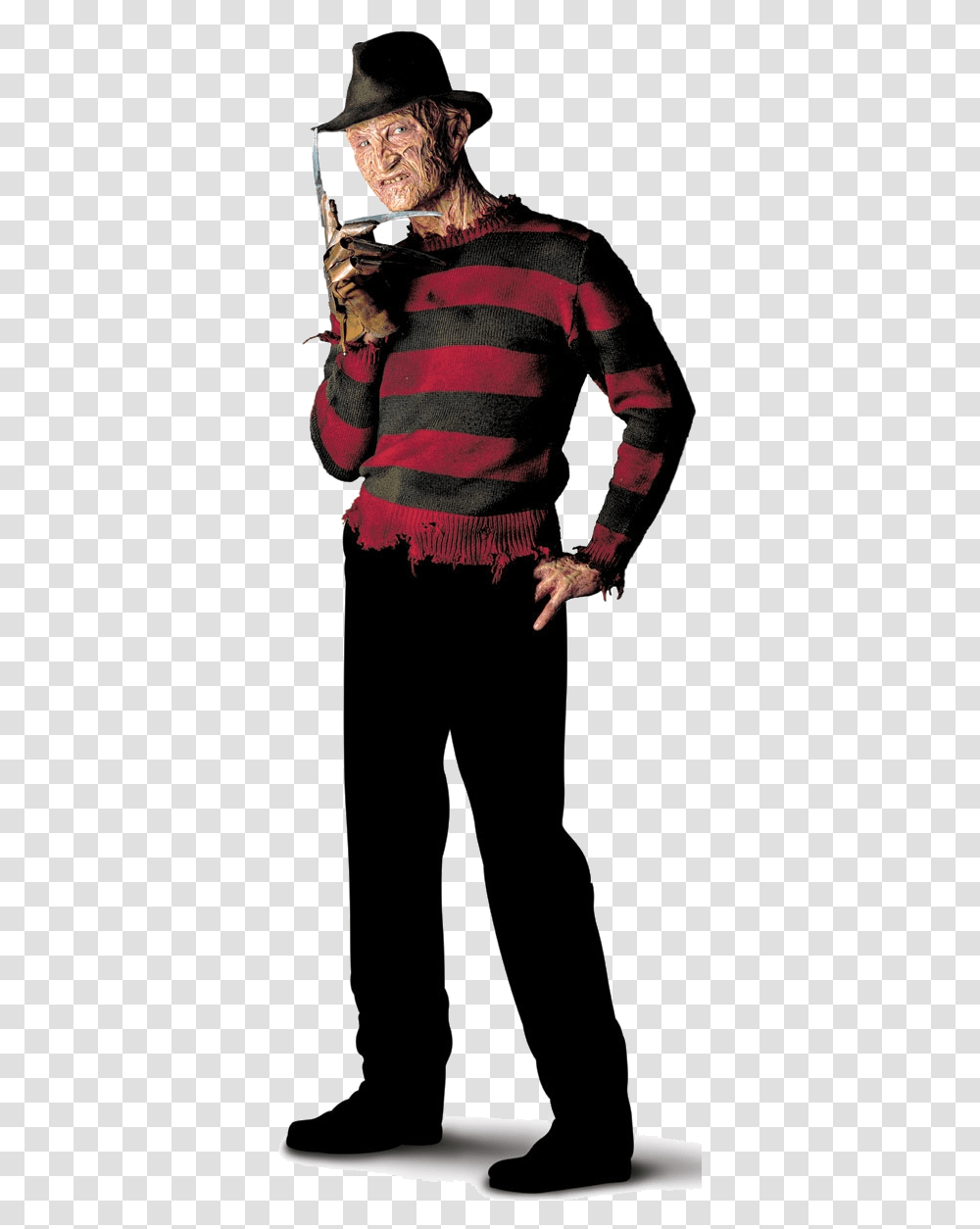 Freddy Krueger Cosplay, Sleeve, Long Sleeve, Person Transparent Png