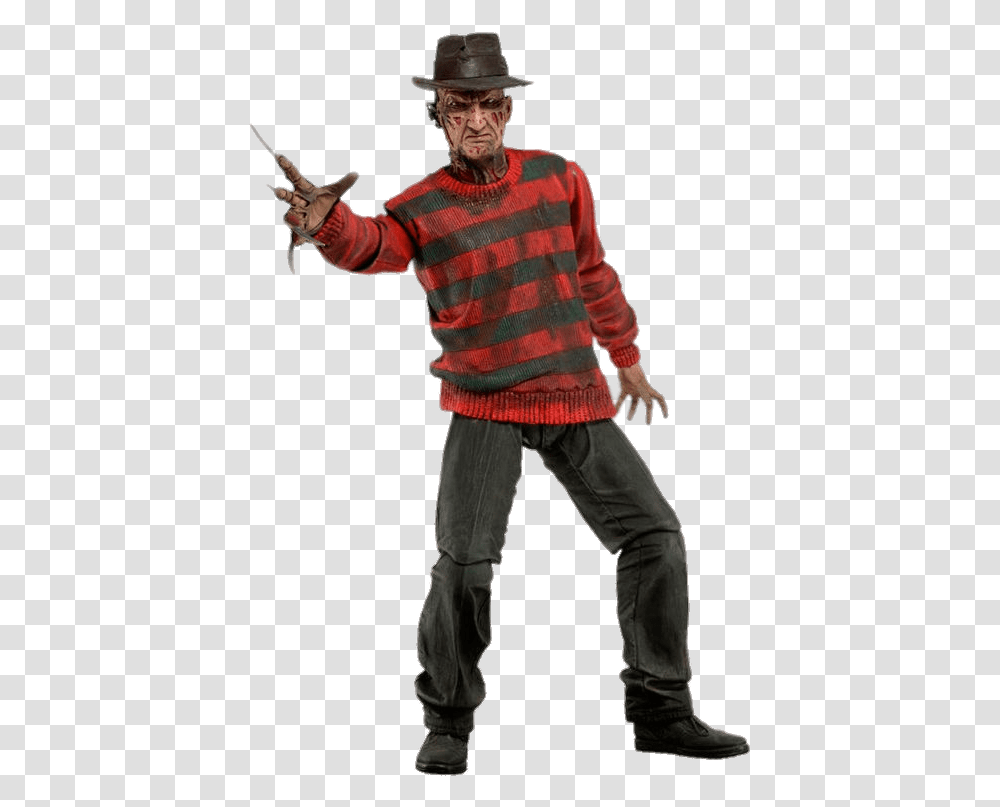 Freddy Krueger Figurine Neca Nightmare On Elm Street, Apparel, Person, Human Transparent Png