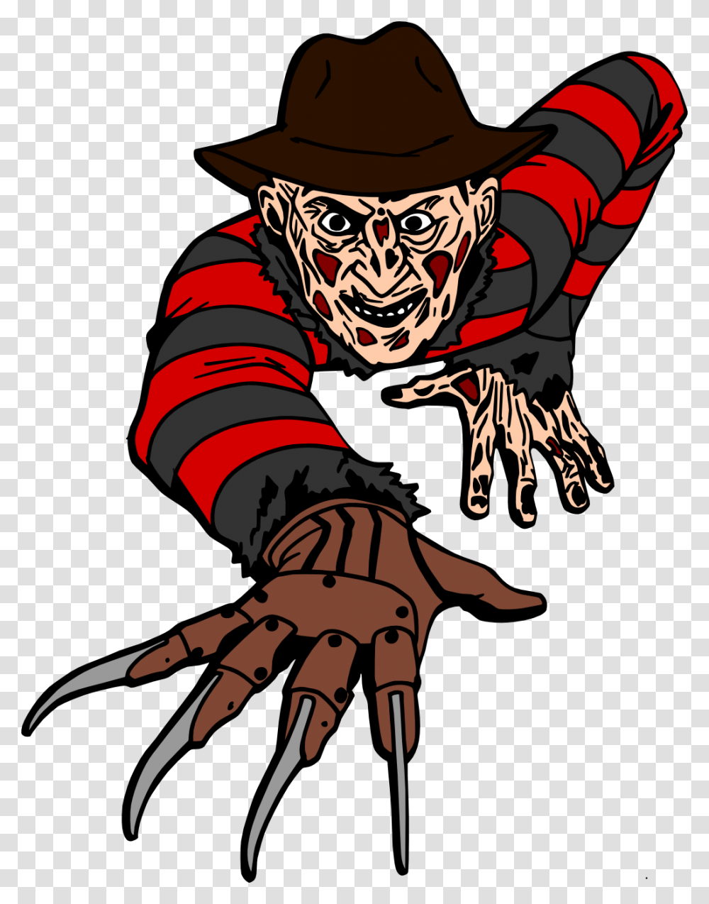 Freddy Krueger Jason Voorhees Drawing Clip Art Freddy Krueger Clipart, Hook, Person, Human, Claw Transparent Png