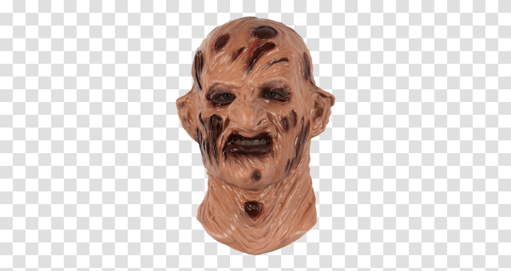 Freddy Krueger Mask Elm St Realistic Mask Halloween Mask, Head, Person, Human Transparent Png
