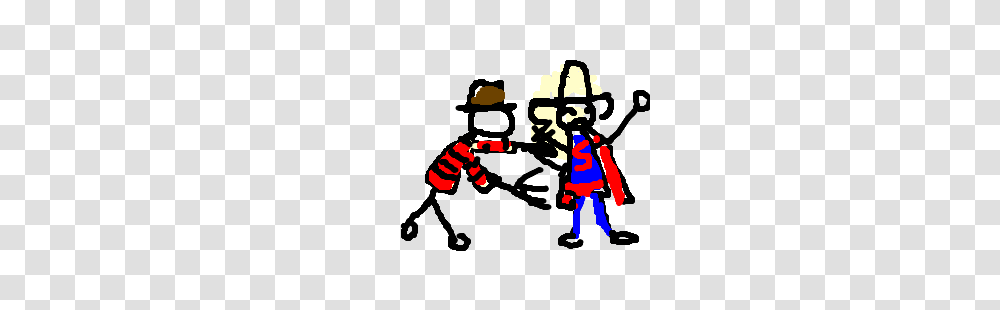 Freddy Krueger Tickling Mexican Superman Drawing, Fireman, Paintball Transparent Png