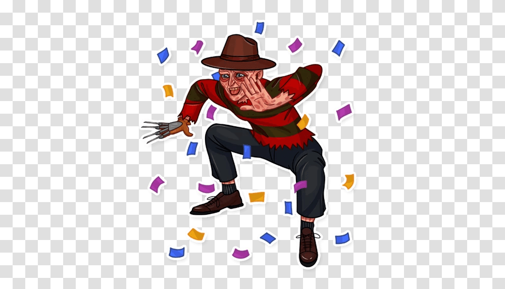 Freddy Stickers Set For Telegram, Person, Hat, Poster Transparent Png