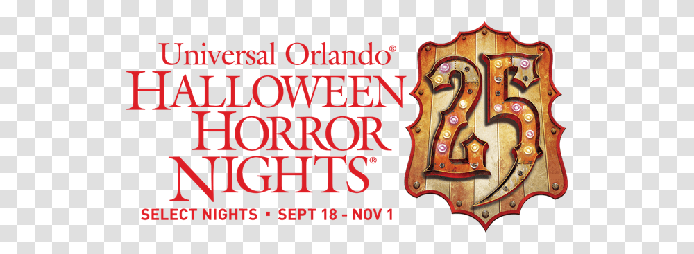 Freddy Vs Jason Logo Halloween Horror Nights 25, Poster, Advertisement, Text, Leisure Activities Transparent Png