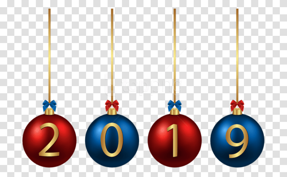Free 2019 Christmas Balls Red Blue Christmas Balls 2020, Ornament, Number Transparent Png