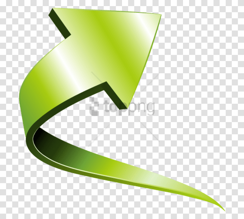 Free 3d Arrow Vector Image With 3d Arrow Green, Recycling Symbol Transparent Png
