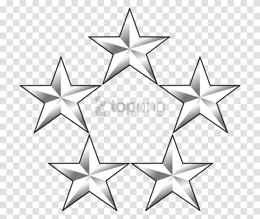 Free 5 Gold Star Image With Santiago Bernabu Stadium, Star Symbol, Lamp Transparent Png
