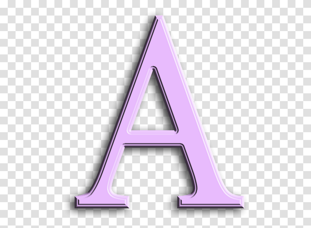 Free A Letter Download Clip Triangle, Text, Alphabet, Symbol Transparent Png