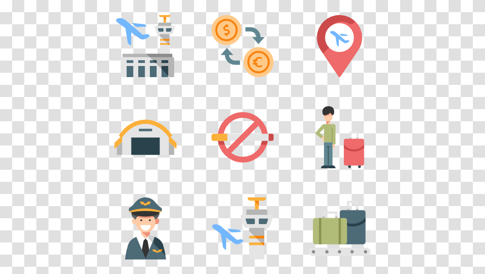 Free Airport Icon, Person, Number Transparent Png