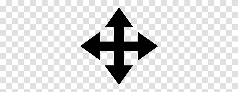 Free All Direction Arrows Icon Vector All Direction Arrow, Gray Transparent Png
