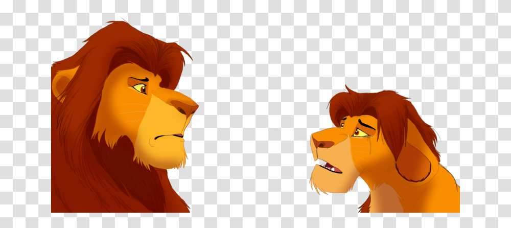 Free And Simba By Britthyatt Adult Simba And Mufasa, Person, Human Transparent Png