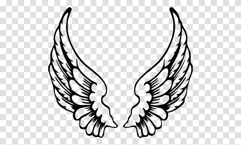 Free Angel Wings Svg, Emblem, Eagle, Bird Transparent Png