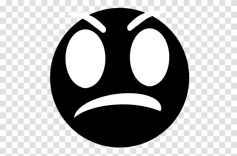 Free Angry Face Black And White Cartoon Mad Face, Stencil, Lamp, Label, Text Transparent Png