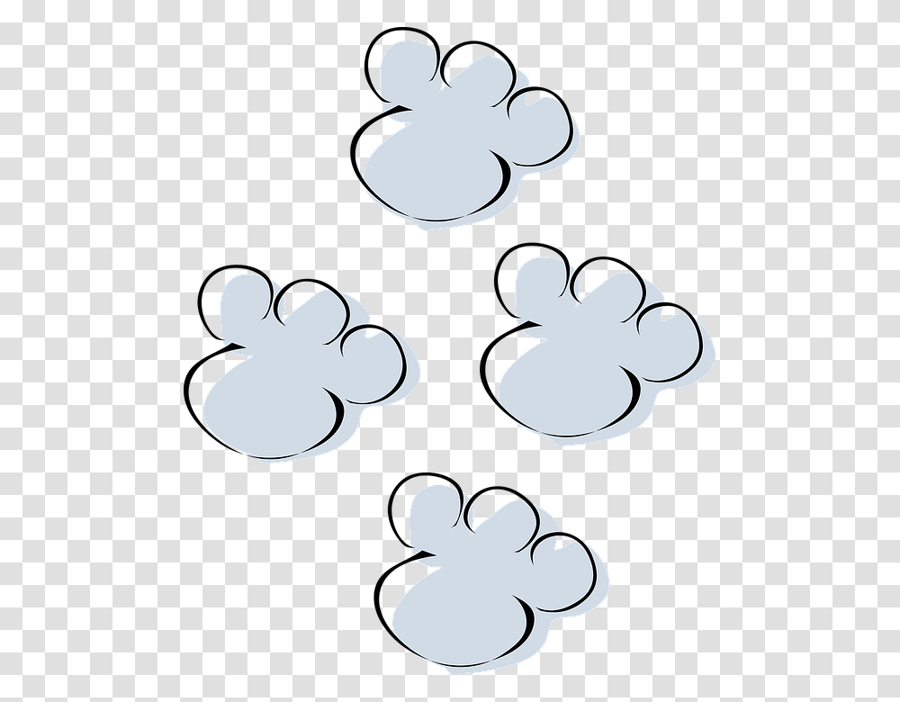 Free Animated Footsteps Cliparts Download Clip Art Snow Footprint Cartoon, Stencil, Text, Ampersand, Symbol Transparent Png