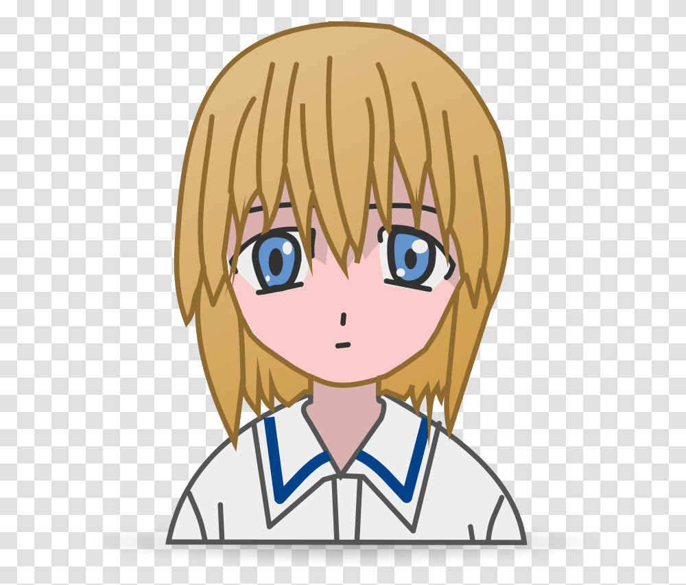 Free Anime Pictures Clipart, Comics, Book, Manga, Female Transparent Png