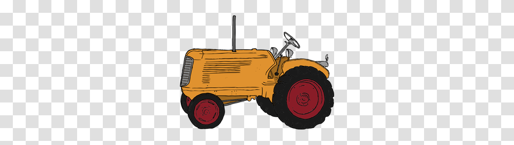 Free Antique Tractor Clipart, Vehicle, Transportation, Bulldozer, Truck Transparent Png