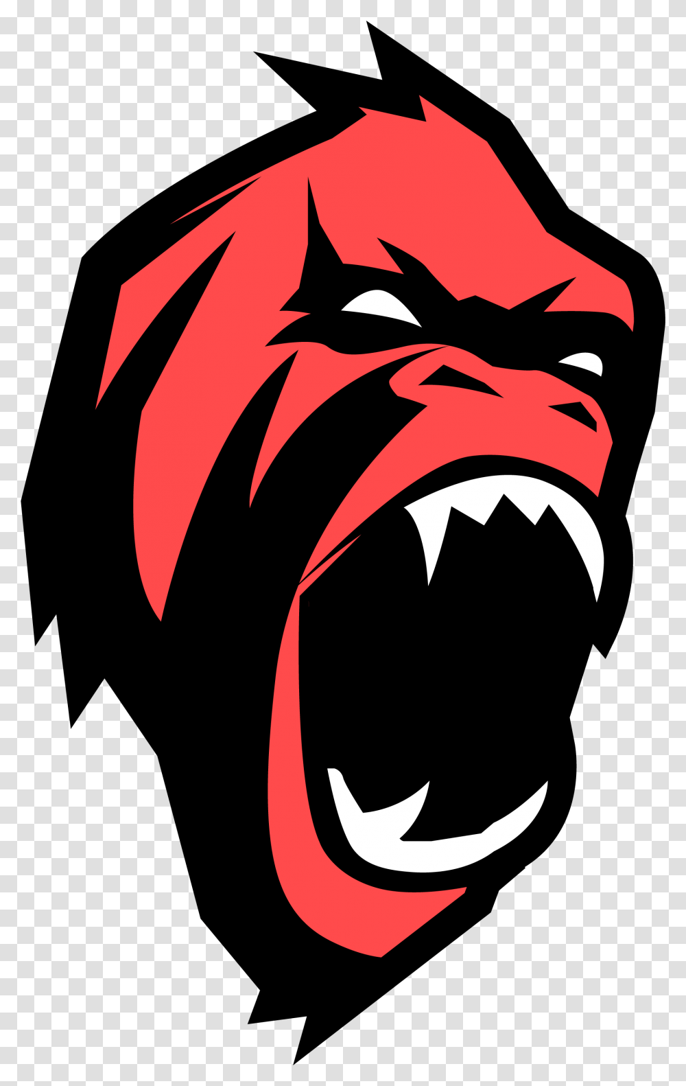 Free Ape Clipart Gorilla Head Logo Free To Use, Pac Man Transparent Png