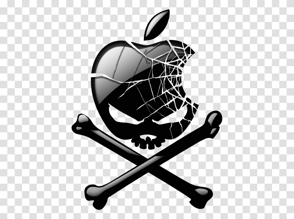 Free Apple Skull Clipart Apple Clip Art Apple Skull, Helmet, Apparel, Portrait Transparent Png