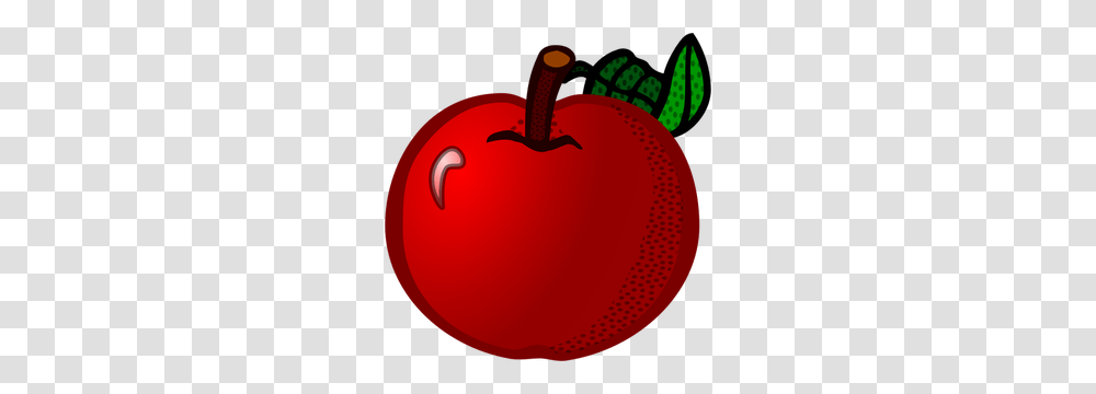 Free Apple Vector Clip Art, Plant, Fruit, Food, Cherry Transparent Png