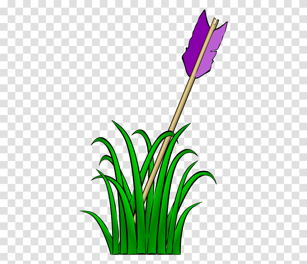 Free Arrow In The Grass Vector Graphic Vectorhqcom Grass Clip Art, Plant, Flower, Blossom, Petal Transparent Png