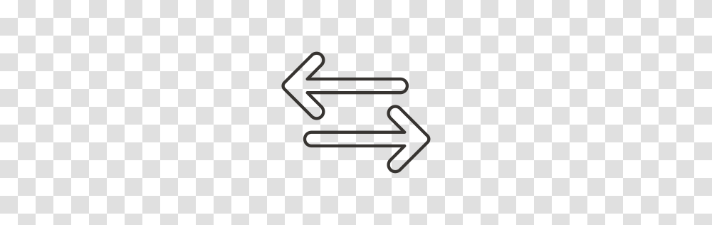 Free Arrow Path Way Direction Sign Bidirectional Left Right, Number, Hook Transparent Png