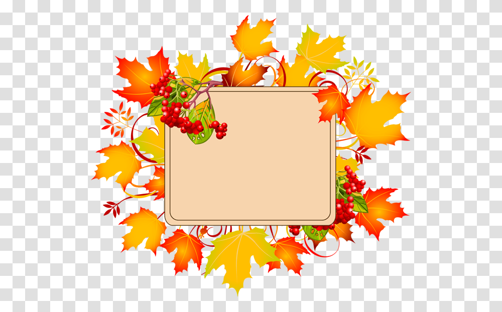 Free Autumn Borders Clipart, Floral Design, Pattern, Plant Transparent Png