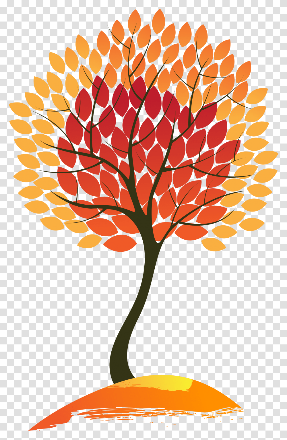 Free Autumn Trees Fall, Ornament, Pattern, Fractal, Lamp Transparent Png