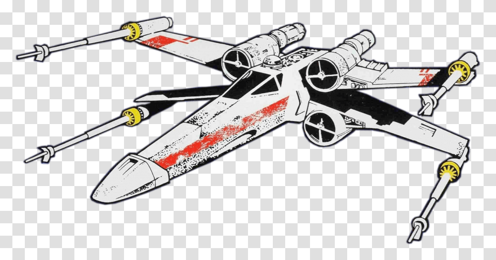 Free Aviation Wing Cliparts Free Clip Art Star Wars X Wing Vector, Spaceship, Aircraft, Vehicle, Transportation Transparent Png