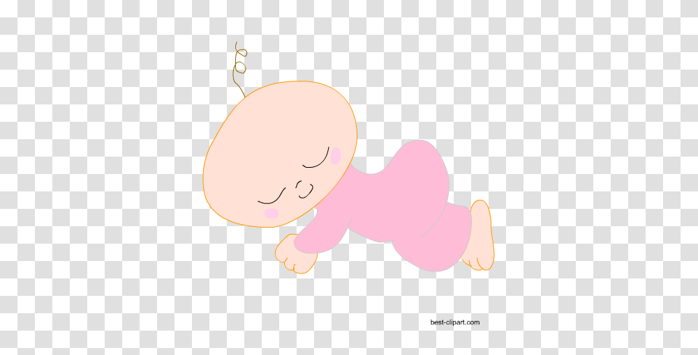 Free Baby Shower Clip Art, Cupid, Crawling, Silhouette Transparent Png