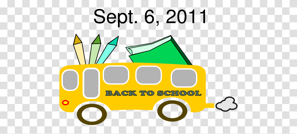 Free Back To School Clipart, Vehicle, Transportation, Van, Bus Transparent Png