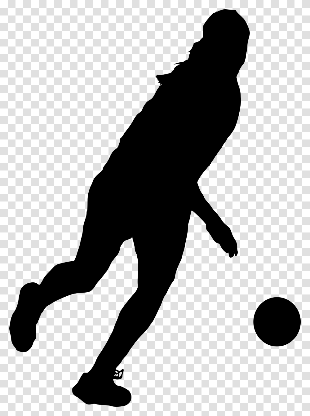 Free Badminton Silhouette Handball Ball Clipart Background, Gray, World Of Warcraft Transparent Png