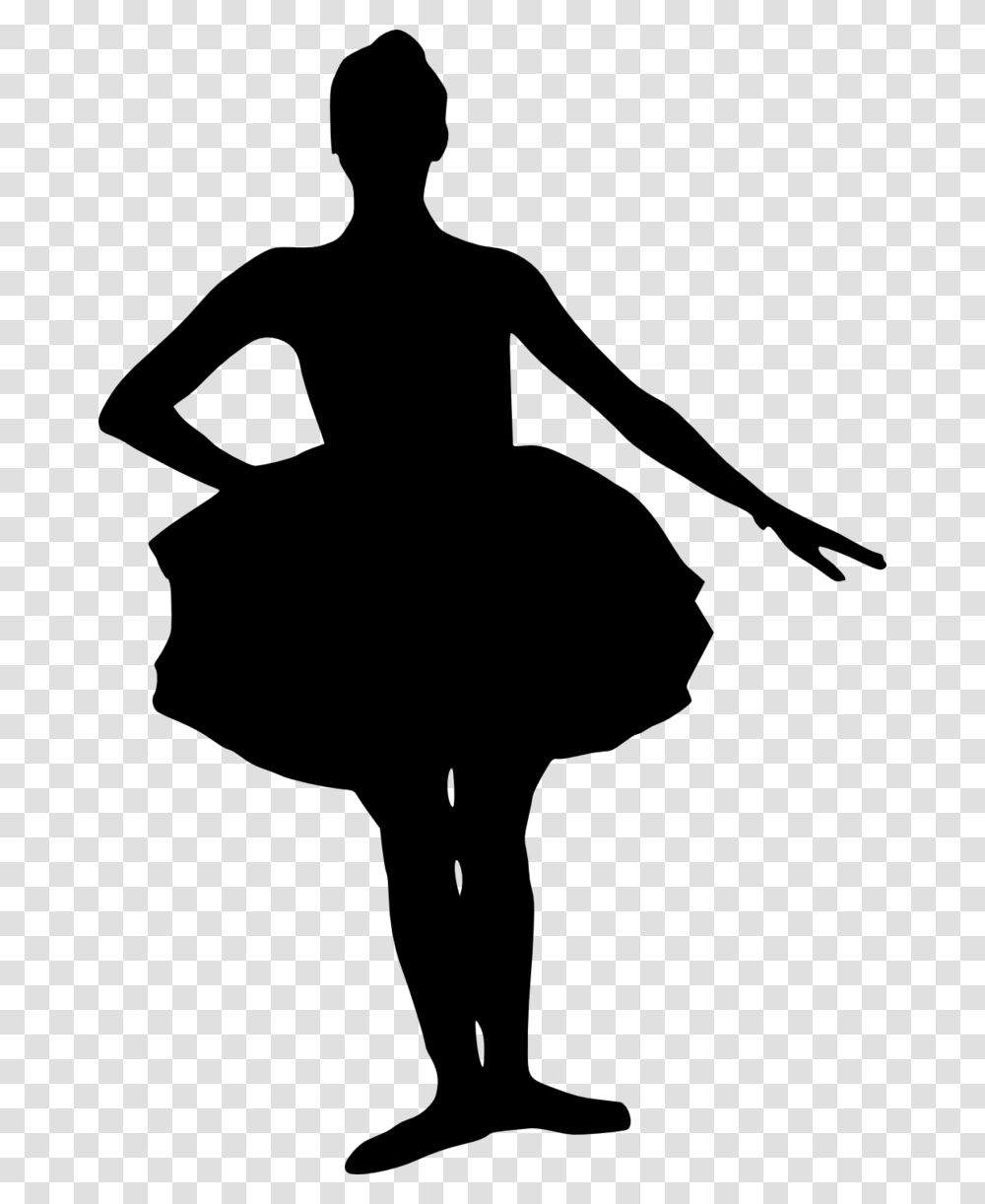 Free Ballerina Silhouette Images Girl Ballet Silhouette, Gray, World Of Warcraft Transparent Png