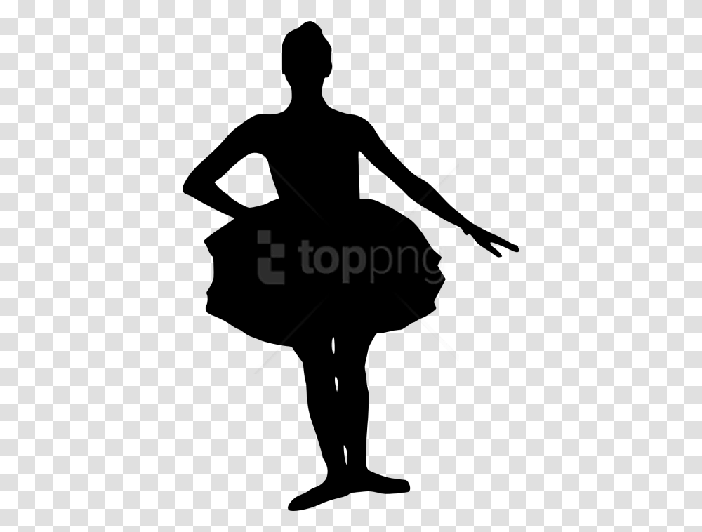 Free Ballerina Silhouette Plain White T's 1, Person, Stencil, Leisure Activities, Ninja Transparent Png