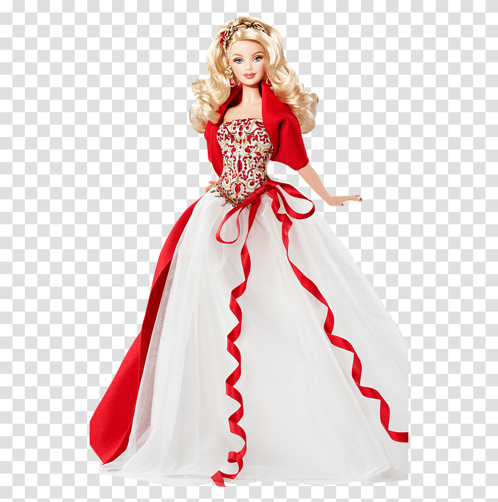 Free Barbie Doll Images Barbie Happy Holidays 2010, Toy, Figurine, Person, Human Transparent Png