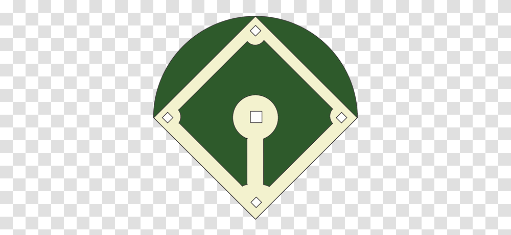 Free Baseball Field Download Baseball Diamond Template, Key, Triangle, Symbol, Security Transparent Png