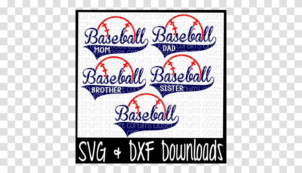 Free Baseball Mom Dad Sister Brother Cutting Poster, Label, Logo Transparent Png