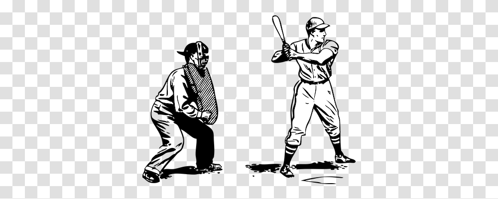 Free Baseball Sports Vectors Clipart Umpire, Person, Human, People, Team Transparent Png