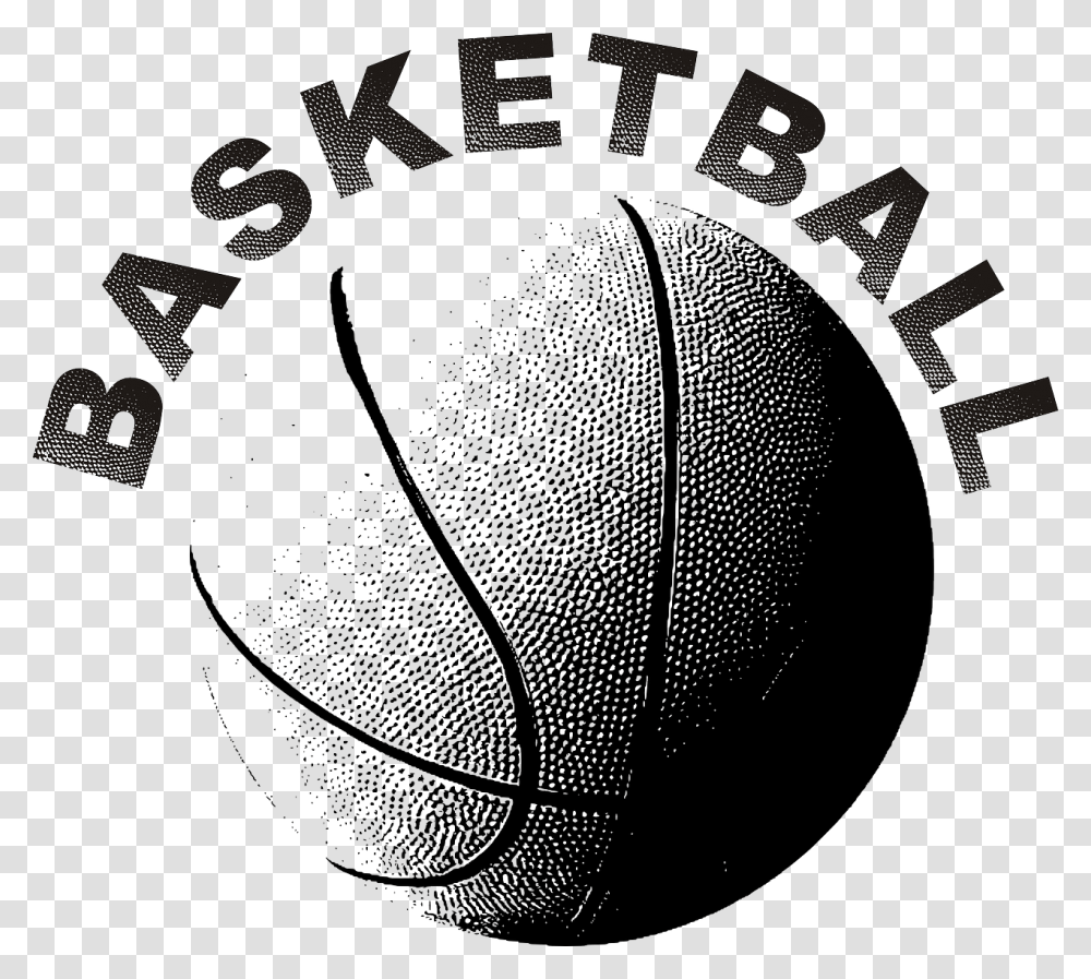 Free Basketball Clipart Black And White, Sphere, Sport, Sports, Team Sport Transparent Png