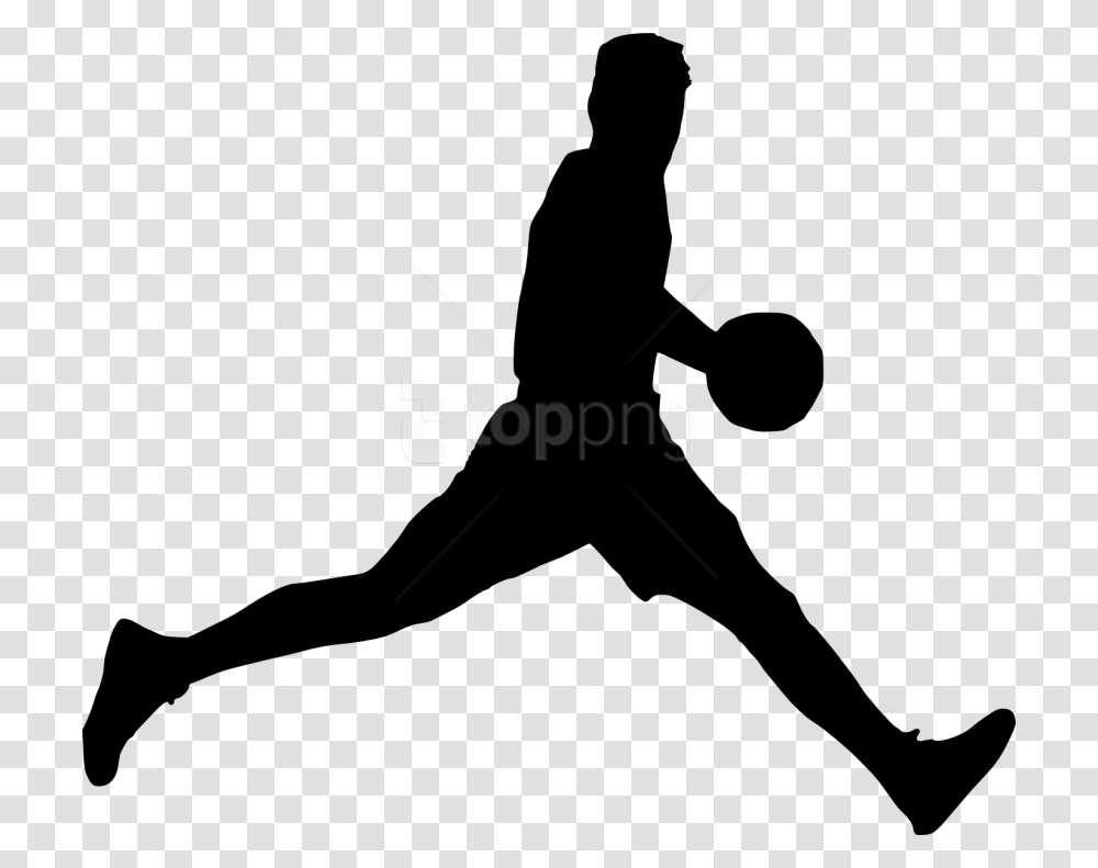 Free Basketball Player Silhouette, Person, Ninja, Stencil, Duel Transparent Png