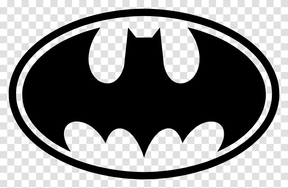 Free Batman Black And White Symbol Download Free Clip Batman Logo Black And White, Gray, World Of Warcraft Transparent Png