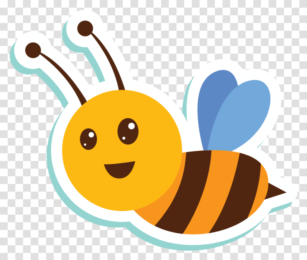 Free Bee 1203871 With Background Happy, Animal, Invertebrate, Insect, Honey Bee Transparent Png