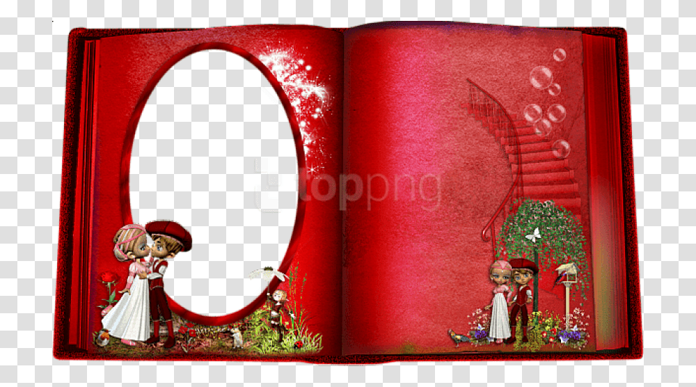 Free Best Stock Photos Red Book Love Wedding Album Photo Frame, Painting, Life Buoy Transparent Png