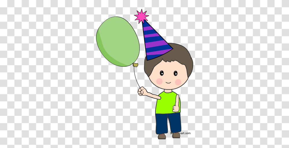 Free Birthday Clip Art Images And Graphics Boy With Birthday Hat Clipart, Clothing, Apparel, Party Hat Transparent Png