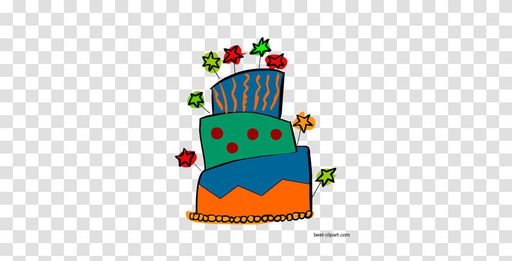 Free Birthday Clip Art Images And Graphics, Cake, Dessert, Food, Birthday Cake Transparent Png