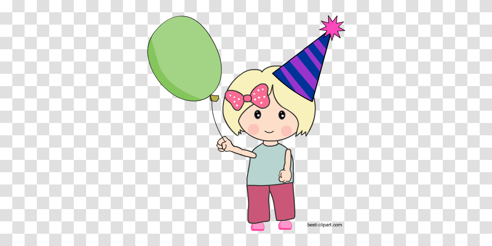 Free Birthday Clip Art Images And Graphics Clip Art, Clothing, Apparel, Party Hat Transparent Png