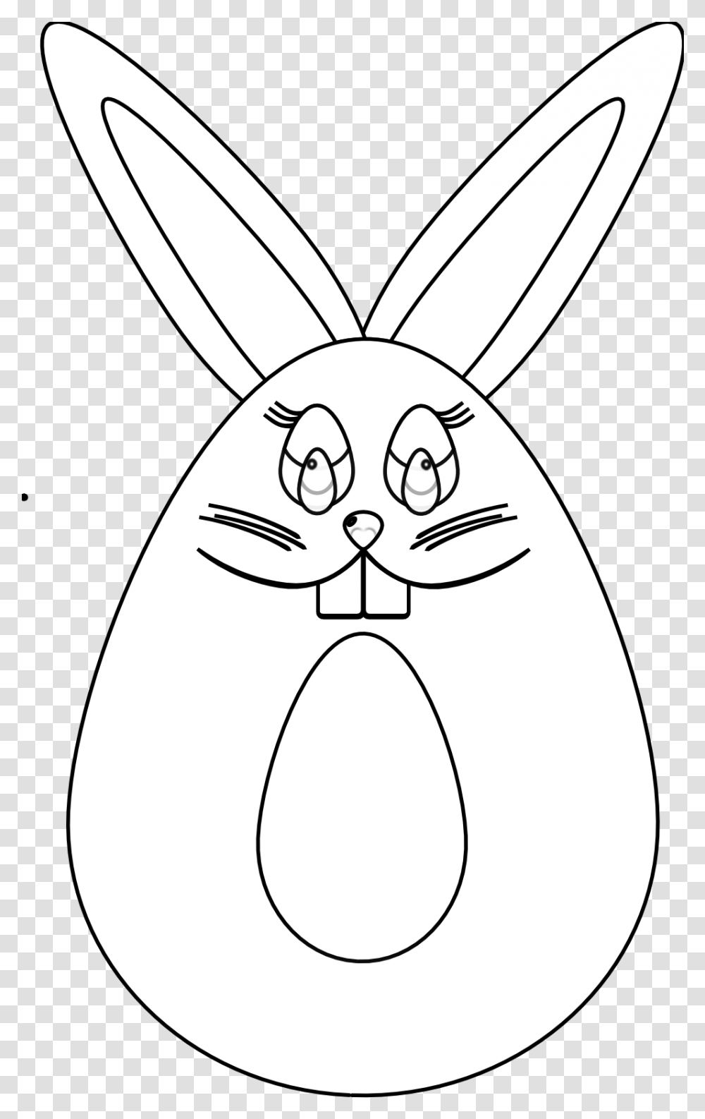Free Black And White Bunny Pictures Download Free Clip Cartoon, Egg, Food, Stencil, Easter Egg Transparent Png