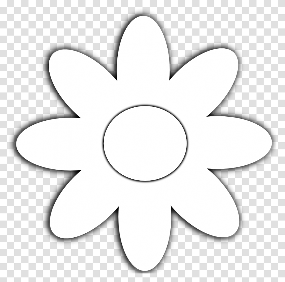 Free Black And White Daisy Clipart Image Information, Texture, Flower, Plant, Blossom Transparent Png