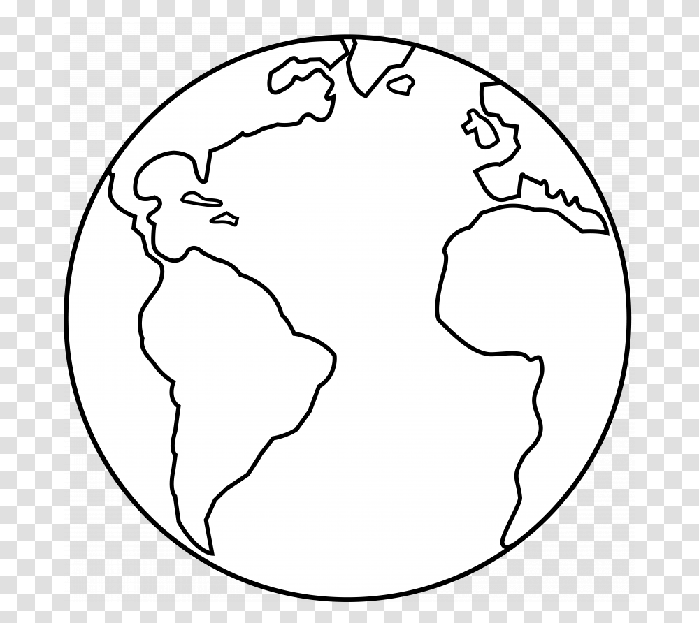 Free Black And White Earth Clipart Earth Clipart, Outer Space, Astronomy, Universe, Planet Transparent Png