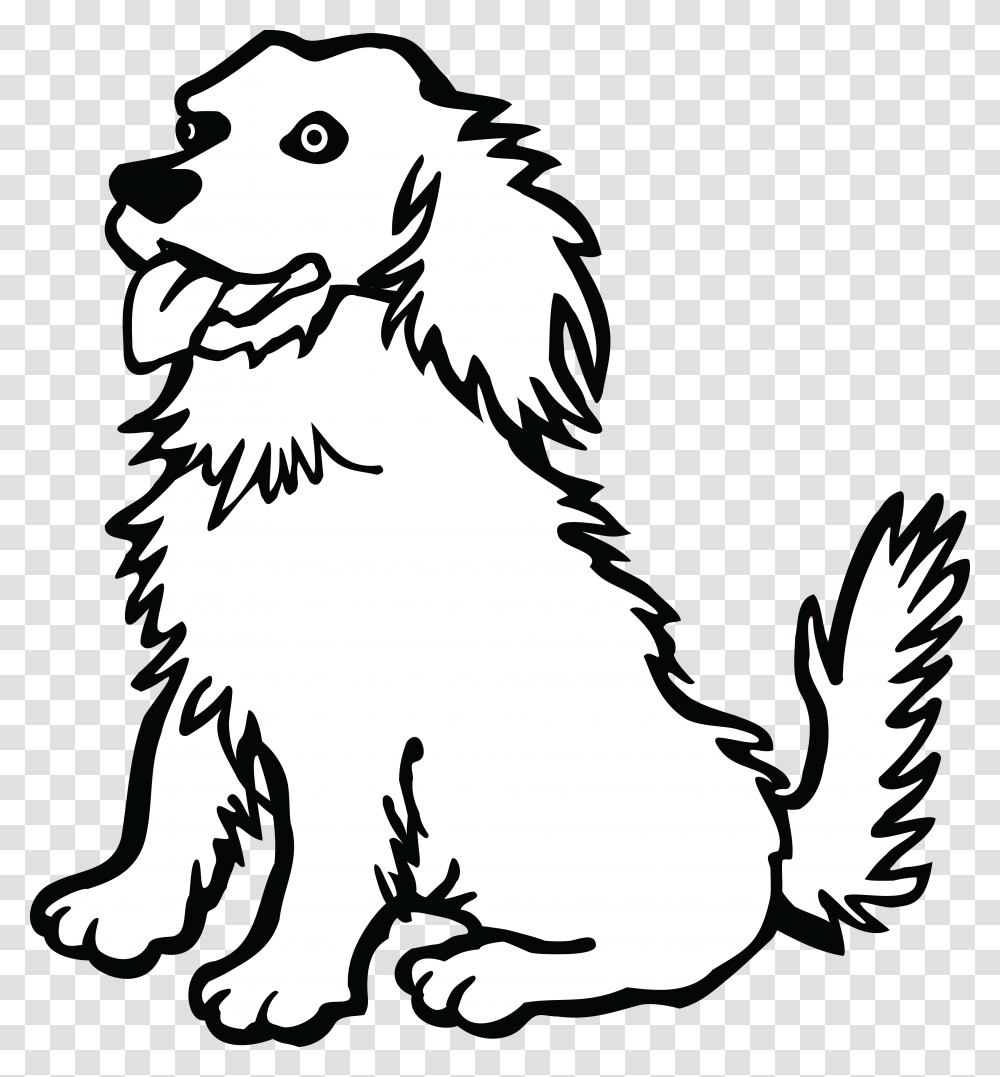 Free Black And White Of Dogs Black And White, Pet, Animal, Mammal, Stencil Transparent Png