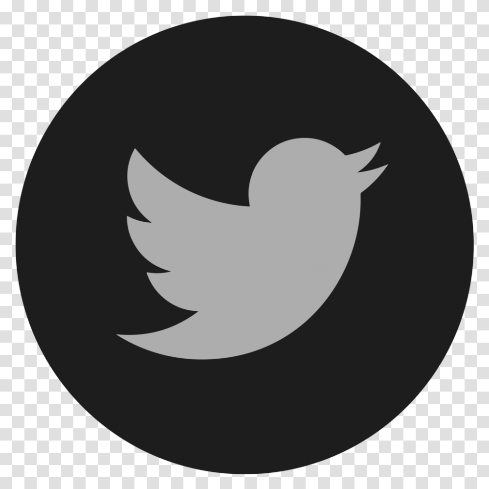 Free Black And White Twitter Logo Round Twitter Logo For Email Signature, Painting, Art, Symbol, Silhouette Transparent Png
