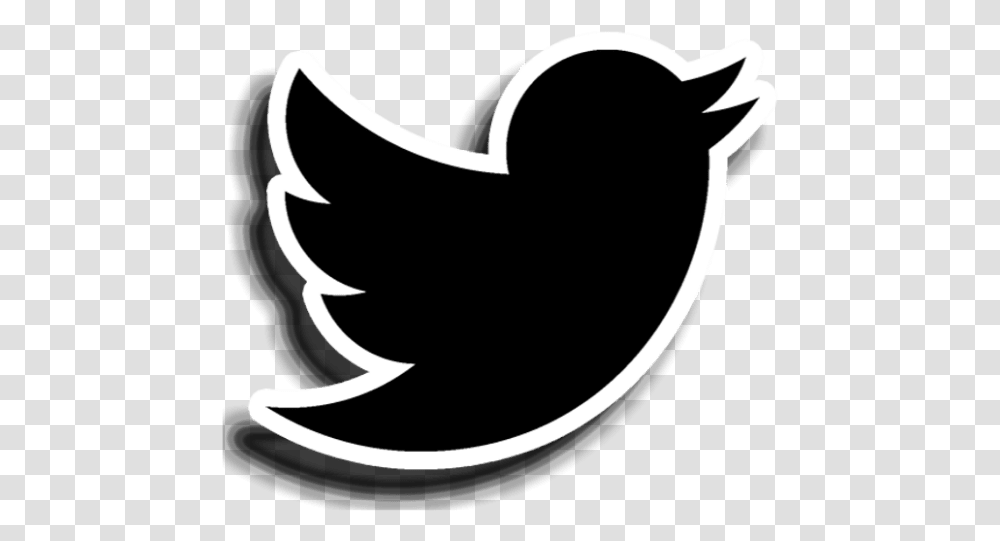 Free Black And White Twitter Logo, Symbol, Trademark, Antelope, Wildlife Transparent Png
